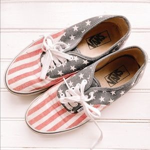 Vans American Flag Print - Authentic Classics